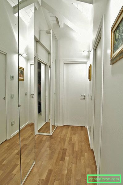 Esclusiva-alley-space-in-attico-fabio-Gianoli-interior-finito-con-frameless-specchio-design-con-legno-pavimenti